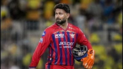 File image of Lucknow Super Giants' captain Rishabh Pant during the Indian Premier League. (PTI)