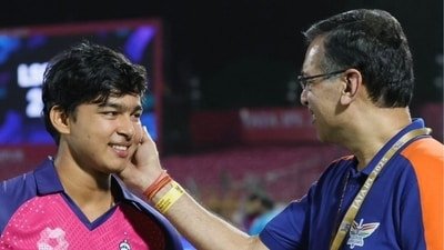 Sanjiv Goenka hails Vaibhav Sooryavanshi after sensational India A selection. (X Image)