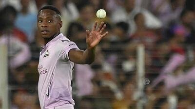 Gujarat Titans' Kagiso Rabada in action against Sunrisers Hyderabad during IPL 2026. (AFP)