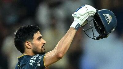 Gujarat Titans captain Shubman Gill. (AFP)