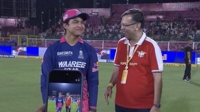 Vaibhav Sooryavanshi scored 93 runs against LSG Vaibhav Sooryavanshi scored 93 runs against LSG