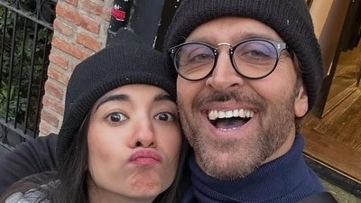 Saba Azad wraps filming for Hrithik Roshan-backed series Storm. (Instagram)