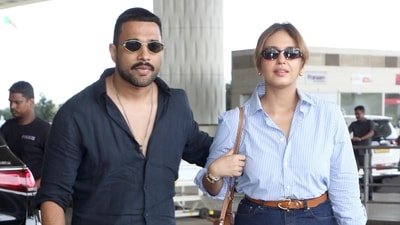 Huma Qureshi and Rachit Singh were recently spotted together at Mumbai airport.