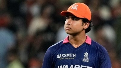RR opener Vaibhav Sooryavanshi was in hot form during RR's Eliminator match vs SRH. (AP Photo/Ashwini Bhatia)