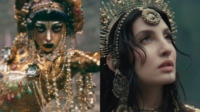 Stills from Jibaro and Nora's latest song Body Roll.