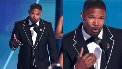 Jamie Foxx and girlfriend Alyce Huckstepp are expecting their first child together. (Photos: X) Jamie Foxx and girlfriend Alyce Huckstepp are expecting their first child together. (Photos: X)
