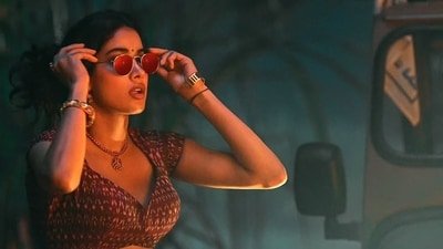 Janhvi Kapoor plays Achiyyamma in the Telugu sports drama Peddi. Janhvi Kapoor plays Achiyyamma in the Telugu sports drama Peddi.