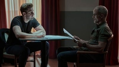 John Krasinski and Michael Kelly in a still from Jack Ryan season 3. (X) John Krasinski and Michael Kelly in a still from Jack Ryan season 3. (X)