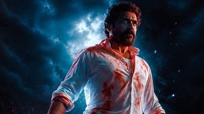 Suriya plays the lead role in RJ Balaji's actioner Karuppu.