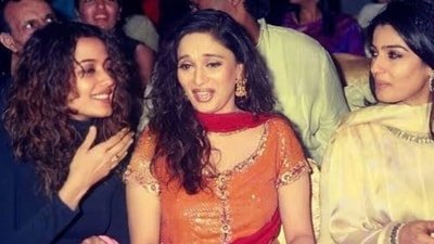 Namrata Shirodkar posted memories with Madhuri Dixit and Raveena Tandon.