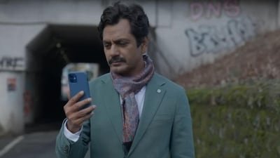 Main Actor Nahi Hoon review: Nawazuddin Siddiqui in a still from the film.