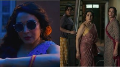 Maa Behen stars Madhuri Dixit, Triptii Dimri and Dharna Durga in lead roles. Maa Behen stars Madhuri Dixit, Triptii Dimri and Dharna Durga in lead roles.