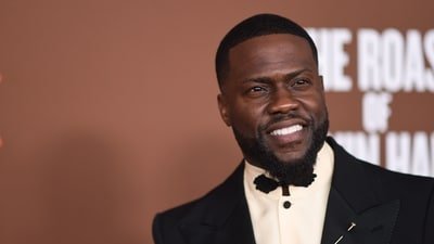 Kevin Hart arrives at Netflix is a Joke Fest - The Roast of Kevin Hart. (Richard Shotwell/Invision/AP)