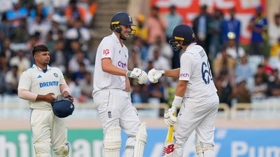 Ollie Robinson had frustrated India too, in one of the Test matches in 2024. (PTI)