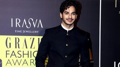 Ishaan Khatter said it was the honour of a lifetime to receive recognition of the Indian Armoured Corps. (PTI)