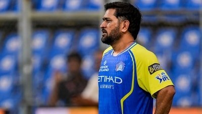 MS Dhoni has decided not to travel with the team for the LSG game. (PTI)