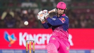 Last season in Jaipur, Vaibhav Sooryavanshi scored a century against GT (PTI)