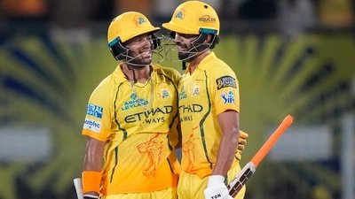 Kartik Sharma and Ruturaj Gaikwad added an unbeaten 98 for the third wicket to comfortably chase down 160. (PTI)