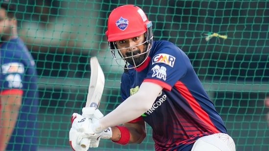 DC vs KKR LIVE Score, IPL 2026: KL Rahul warms up in training looking to inspire Delhi Capitals.