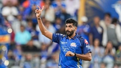 Jasprit Bumrah went wicketless in the IPL 2026 match against the Lucknow Super Giants. (PTI)