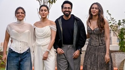 Pati Patni Aur Woh Do box office collection day 2: Wamiqa Gabbi, Sara Ali Khan, Ayushmann Khurrana, Rakul Preet Singh star in it. (PTI) Pati Patni Aur Woh Do box office collection day 2: Wamiqa Gabbi, Sara Ali Khan, Ayushmann Khurrana, Rakul Preet Singh star in it. (PTI)