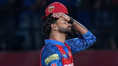 Shreyas Iyer after losing the match to the Mumbai Indians. (PTI)