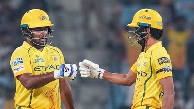 Sanju Samson and Ruturaj Gaikwad's partnership didn't quite click the way CSK would have liked in IPL 2026. (PTI) Sanju Samson and Ruturaj Gaikwad's partnership didn't quite click the way CSK would have liked in IPL 2026. (PTI)