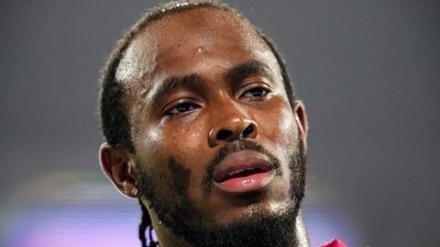Jofra Archer during the IPL match between RR and DC. (PTI) Jofra Archer during the IPL match between RR and DC. (PTI)