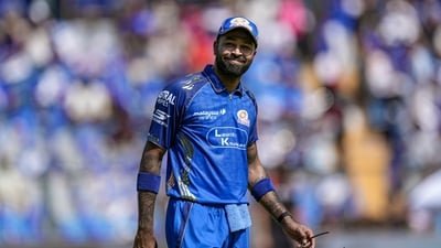 Hardik Pandya had a below-par season for the Mumbai Indians. (PTI) Hardik Pandya had a below-par season for the Mumbai Indians. (PTI)