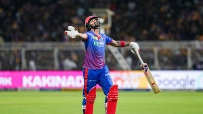 Why us?  KL Rahul appears to be pleading with the gods. The match had no life whatsoever, if truth be told. (PTI)