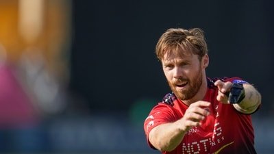 Phil Salt in practice ahead of IPL 2026 Qualifier 1. (PTI)