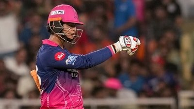 Vaibhav Sooryavanshi smashed 29-ball 97 against SRH in the eliminator. (PTI) Vaibhav Sooryavanshi smashed 29-ball 97 against SRH in the eliminator. (PTI)