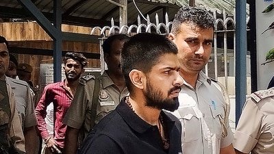 Gangster Lawrence Bishnoi, a former student leader from Chandigarh, is currently lodged in the Sabarmati jail. (PTI)