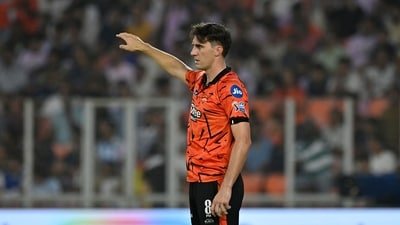 Pat Cummins fined for slow over rate vs Gujarat Titans. (AFP)