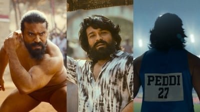 Peddi trailer: Ram Charan plays kushti, cricket and running in Buchi Babu Sana film.