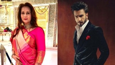Poonam Dhillon reacts to FWICE's 'ban' on Ranveer Singh.