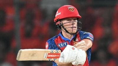 Punjab Kings player Cooper Connolly. His century went in vain. (AFP)
