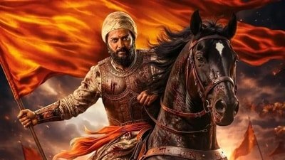 Raja Shivaji box office collection day 14: Riteish Deshmukh in a still from the film.