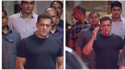 On Tuesday, Salman Khan was spotted visiting someone at Hinduja Hospital in Mumbai.