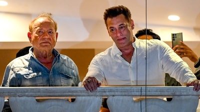 Salim Khan was hospitalised on February 17 after suffering a brain haemorrhage. (PTI)