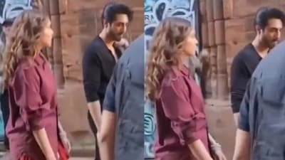 Ahaan Panday and Sharvari shoot on the streets of the UK for Ali Abbas Zafar's action-romance, watch leaked video.