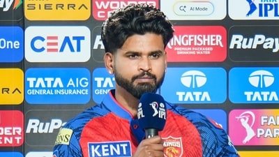 Shreyas Iyer was disappointed after his team's sixth loss in a row. (PTI)