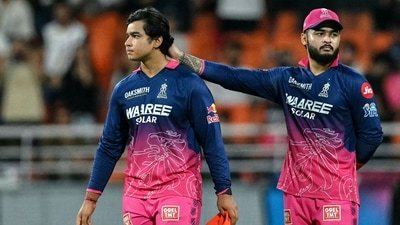Riyan Parag was all praise for Vaibhav Sooryavanshi after RR's exit. (AFP) Riyan Parag was all praise for Vaibhav Sooryavanshi after RR's exit. (AFP)
