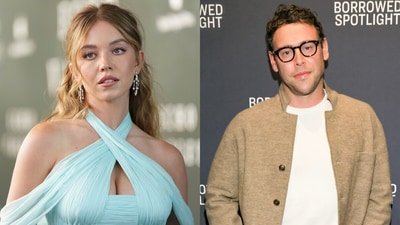 Sydney Sweeney (L) and Scooter Braun. (File Photos)