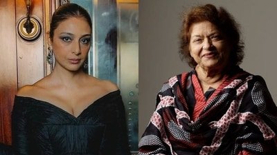 Tabu gifted gold to Saroj Khan after Rang De song shoot.