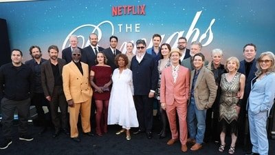 'The Boroughs' cast attends the the Los Angeles Premiere of Netflix show at The Egyptian Theatre Hollywood on May 18. (Getty Images via AFP)