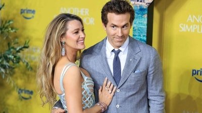 Check out the adorable message Ryan Reynolds shared, dedicated to Blake Lively. (AFP)
