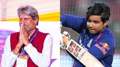 Kapil Dev refuses to pass any comments on Sooryavanshi. (PTI/ANI)