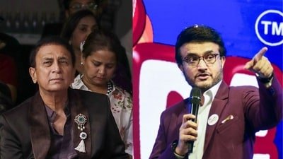 Sunil Gavaskar makes a request to Sourav Ganguly (PTI/ANI)