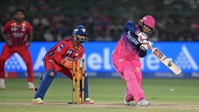 Vaibhav Sooryavanshi in action against LSG during IPL 2026. (AFP)